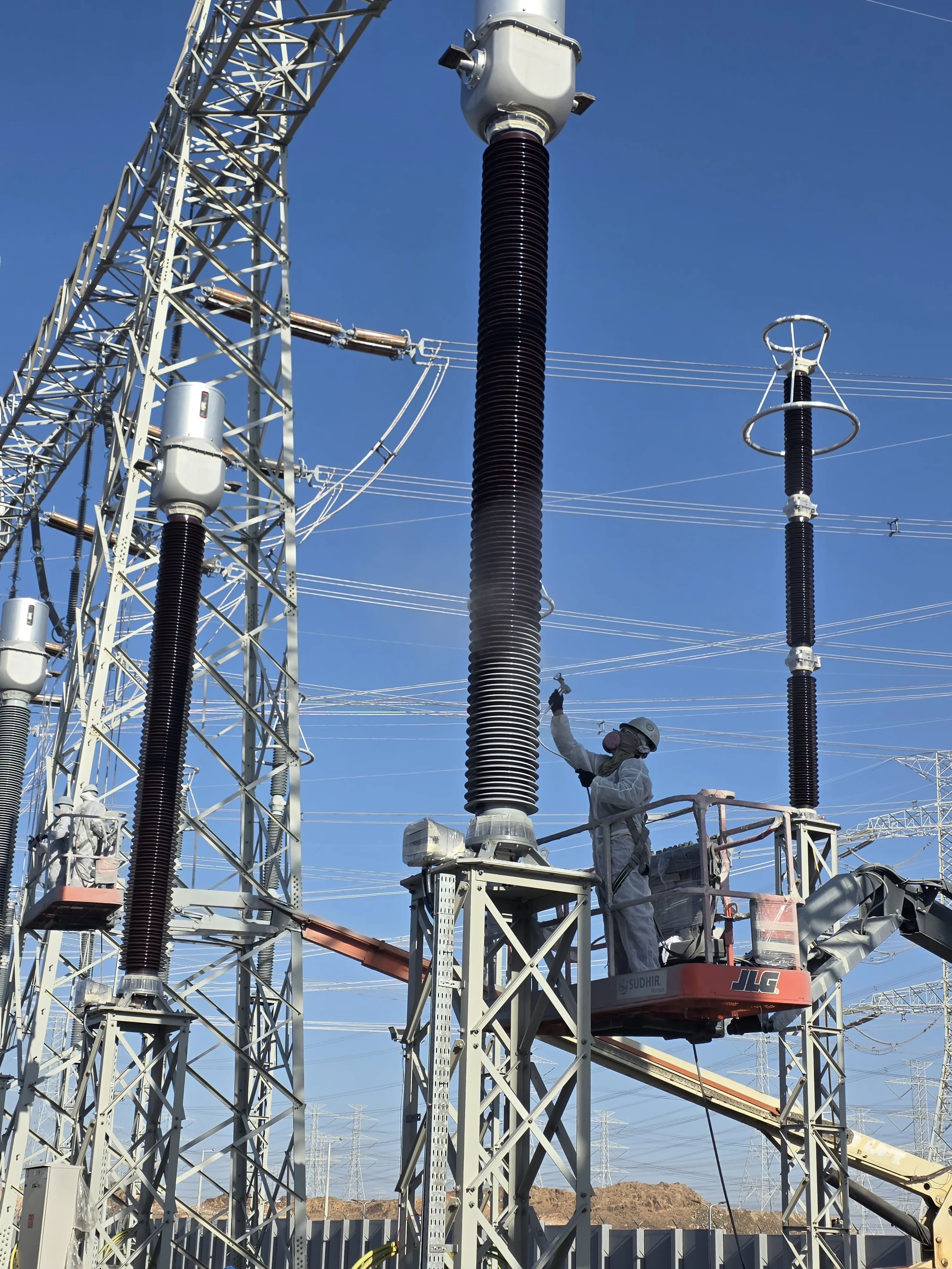 HVIC substation coating application